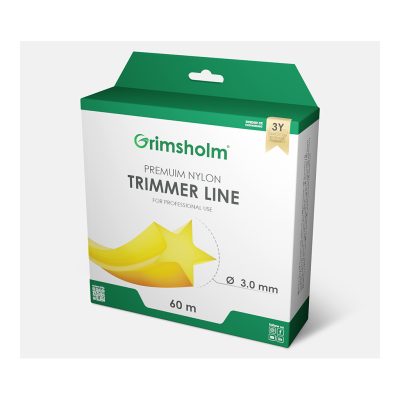 Trimmertråd 3,0mm / stjärna / 60m