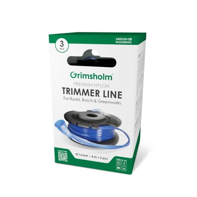 Trimmertråd & kassett för Ryobi, Bosch, Stiga, Greenworks - 4 m, 3 st