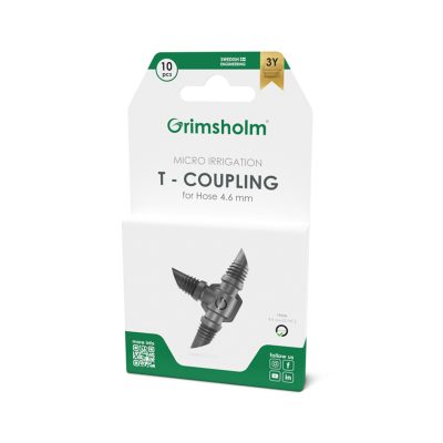 T-koppling 4,6 mm (3/16"), 10 st